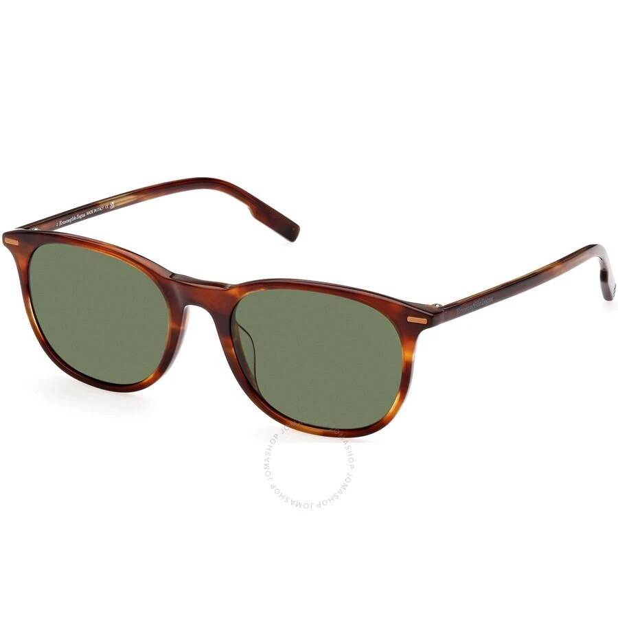 Ermenegildo Zegna Green Square Men's Sunglasses EZ0203 52N 53 1