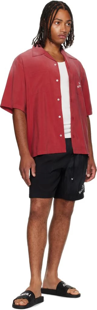 AMIRI Red 
AMIRI Hollywood
 Bowling Shirt 4