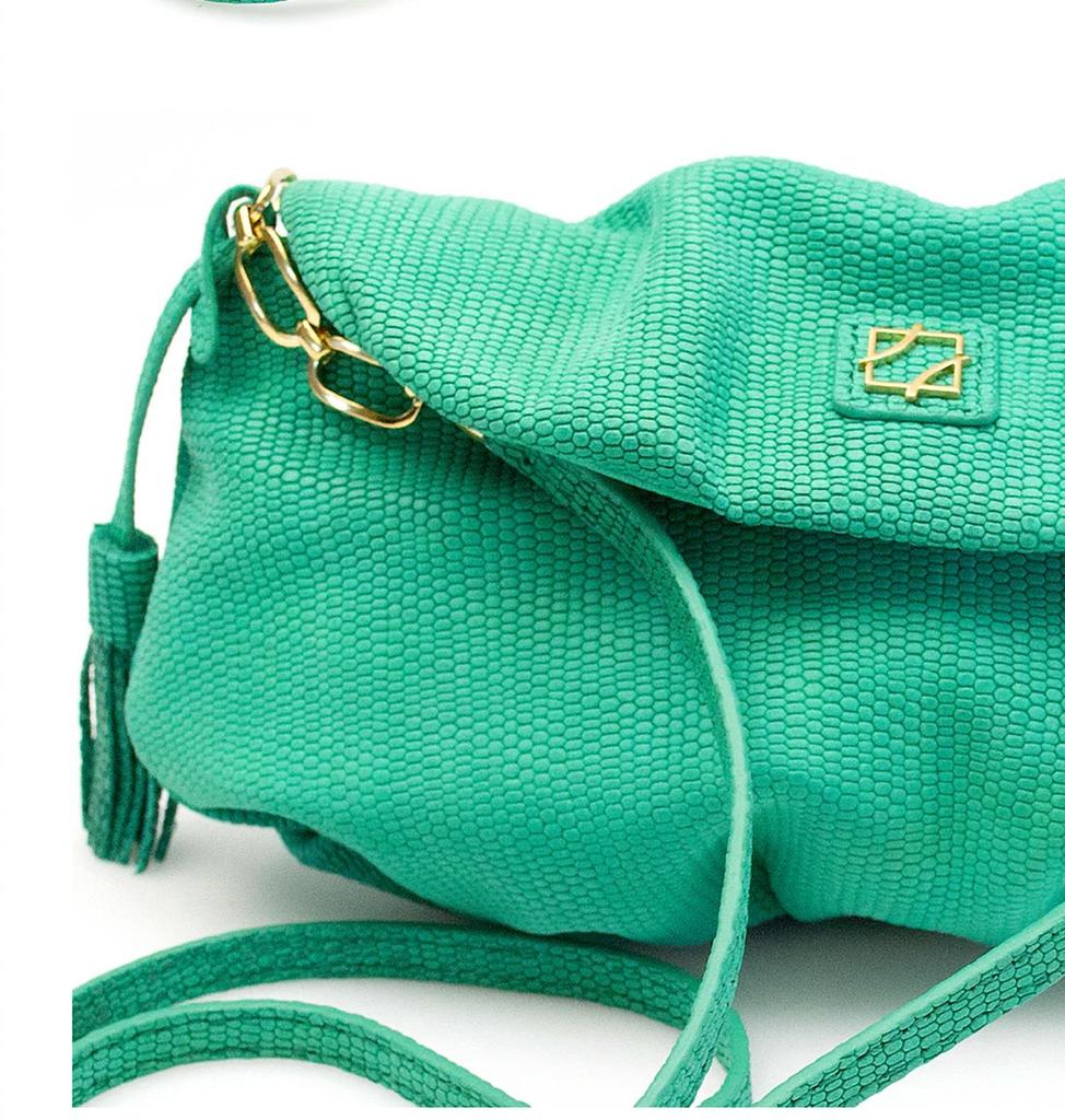 ADA Collection Sasha Handbag In Emerald Green