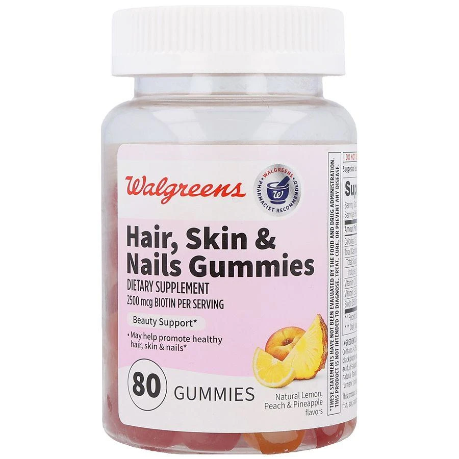 Walgreens Hair, Skin 
Nails Gummies
