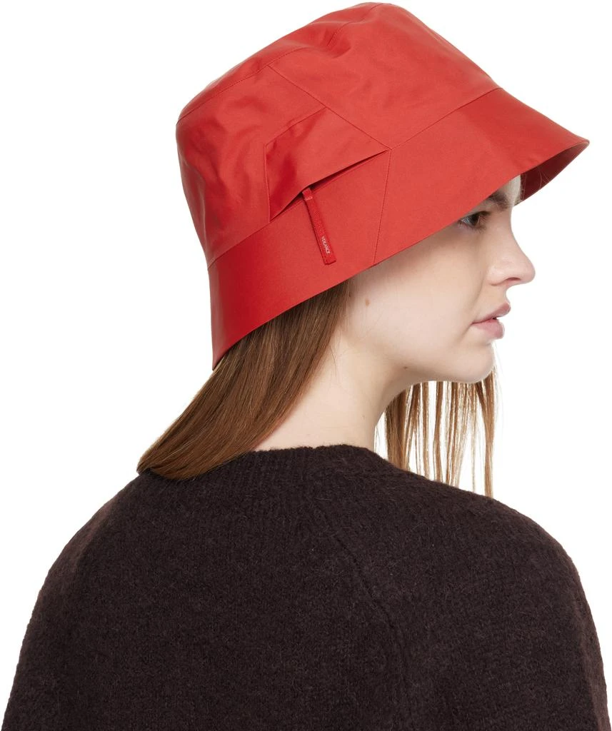 Veilance Red Bucket Hat 3