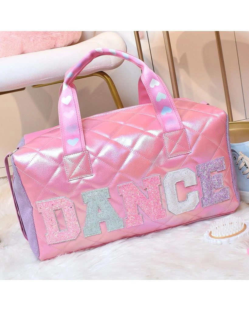 OMG! Accessories Girls
 Dance Quilted Large Duffel Bag 3