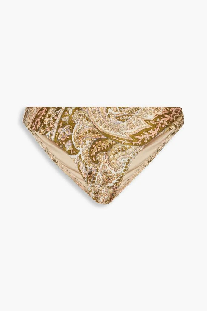 Zimmermann Printed low-rise bikini briefs 1