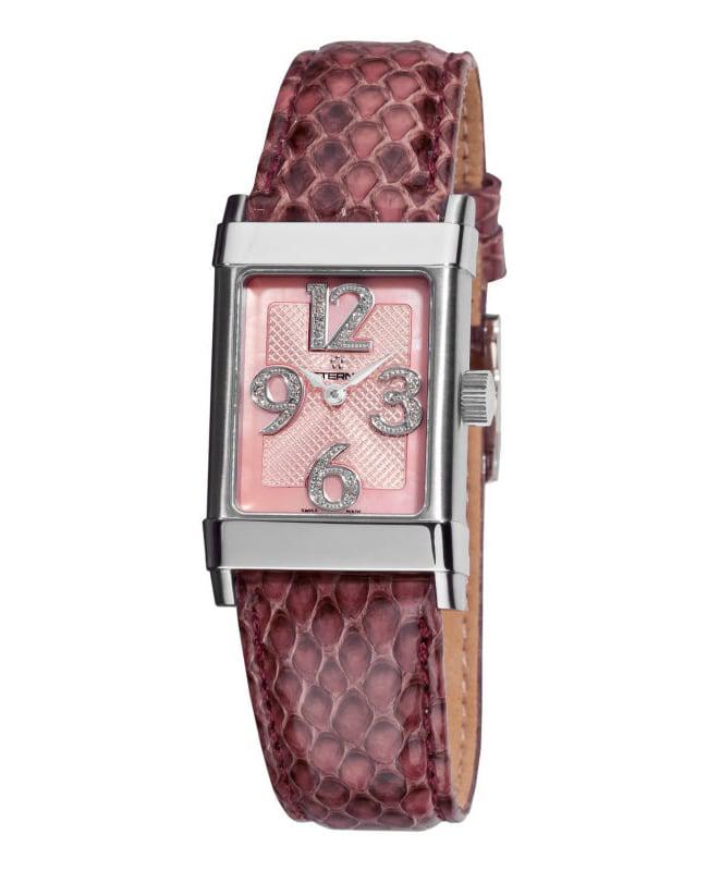 Eterna Eterna 1935 Automatic Pink Diamond Dial Leather Strap Women's Watch 8790.41.84.1157