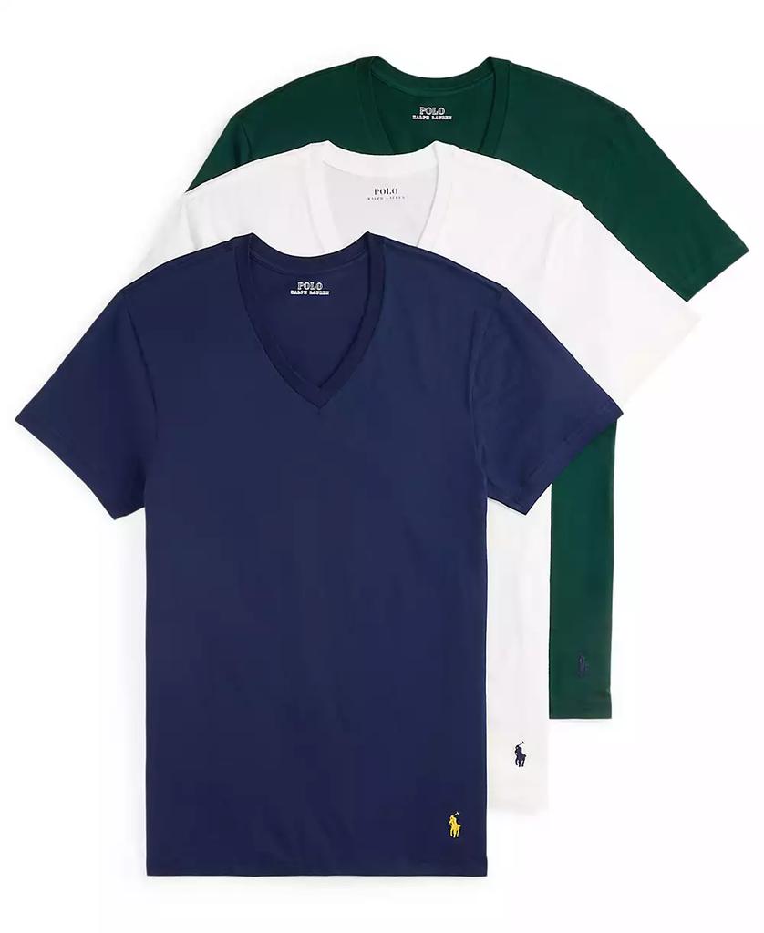 Ralph Lauren Men
s 3-Pack Classic Fit V-Neck Undershirts