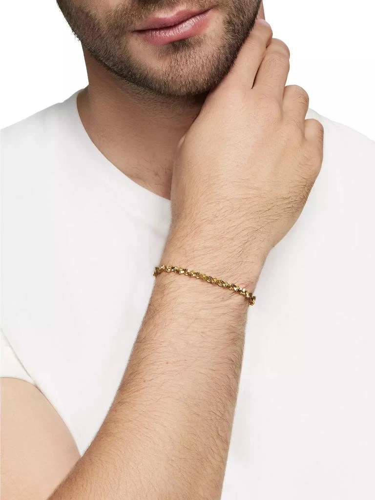 David Yurman Armory Chain Bracelet In 18K Yellow Gold 2