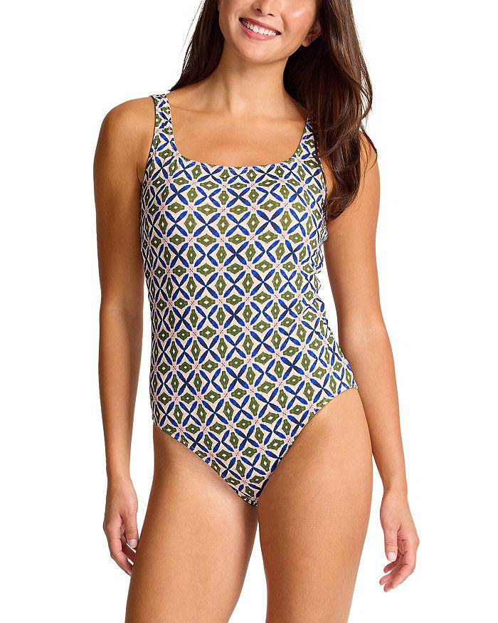 Tommy Bahama Playa Marbella Reversible Tank One Piece Swimsuit