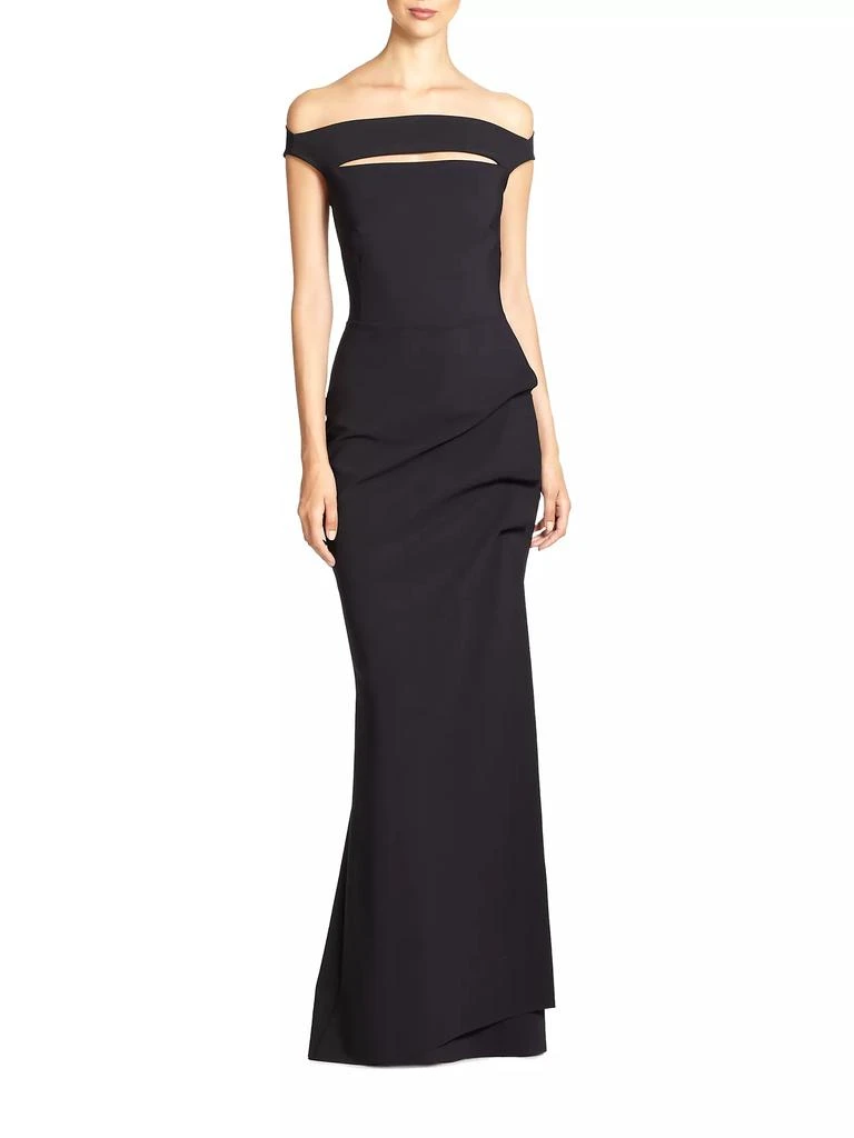 Chiara Boni Melania Off-The-Shoulder Gown 3