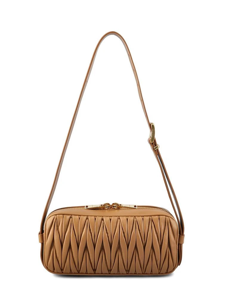 Miu Miu Miu Miu Logo-Lettering Zip-Up Shoulder Bag 2