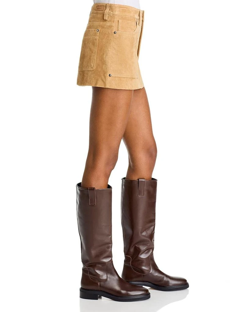 Blank NYC Suede Carpenter Mini Skirt 4