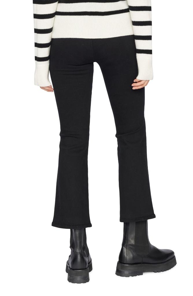 FRAME Jet Set Crop Mini Bootcut Pull-On Jeans