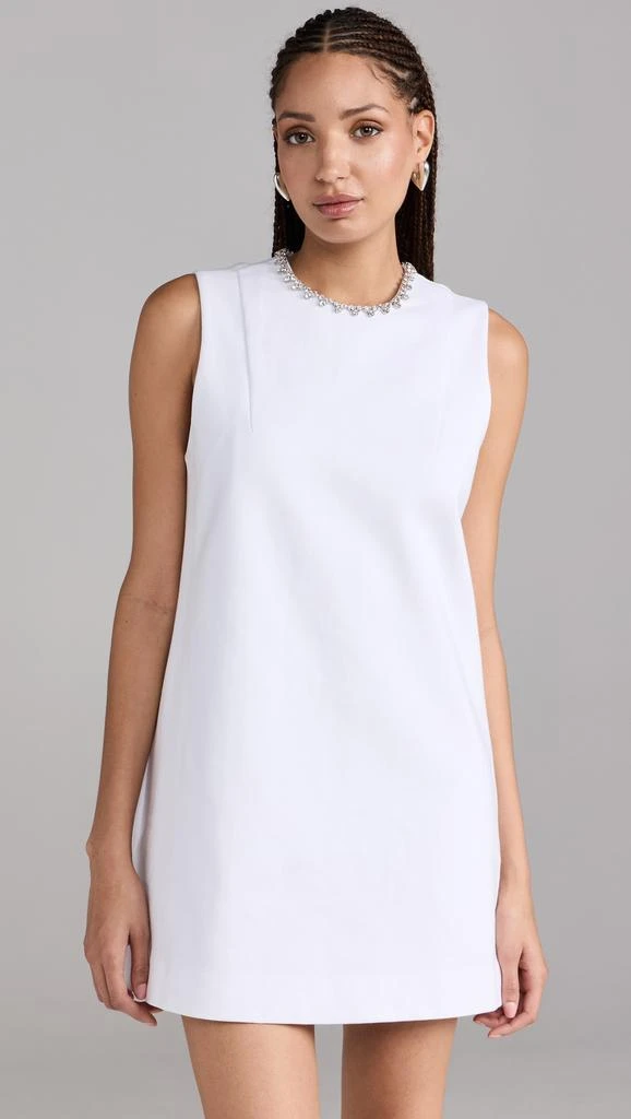 AREA Crystal Heart Back Dress 2