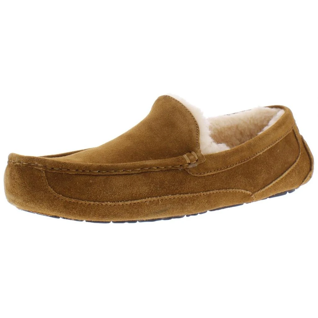 UGG Ascot Mens Suede Shearling Moccasin Slippers 3