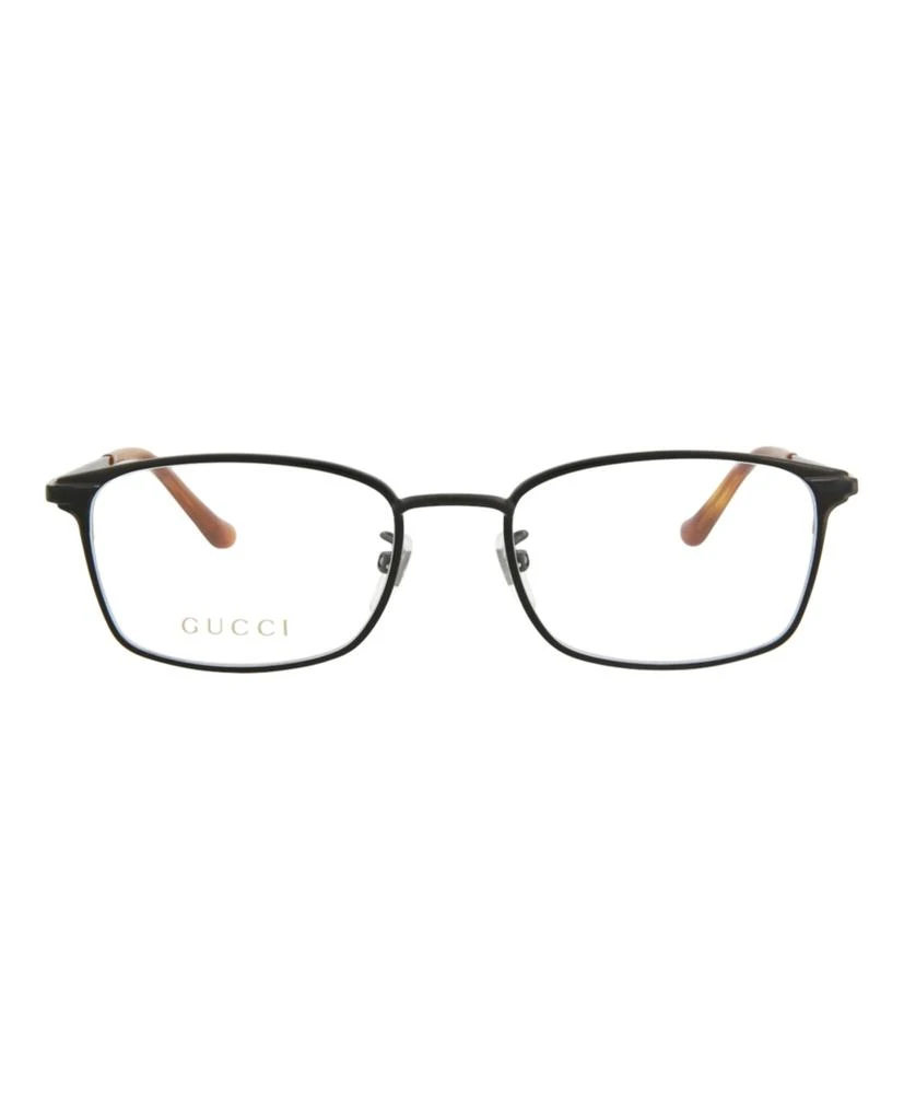 Gucci Square-Frame Metal Optical Frames 1