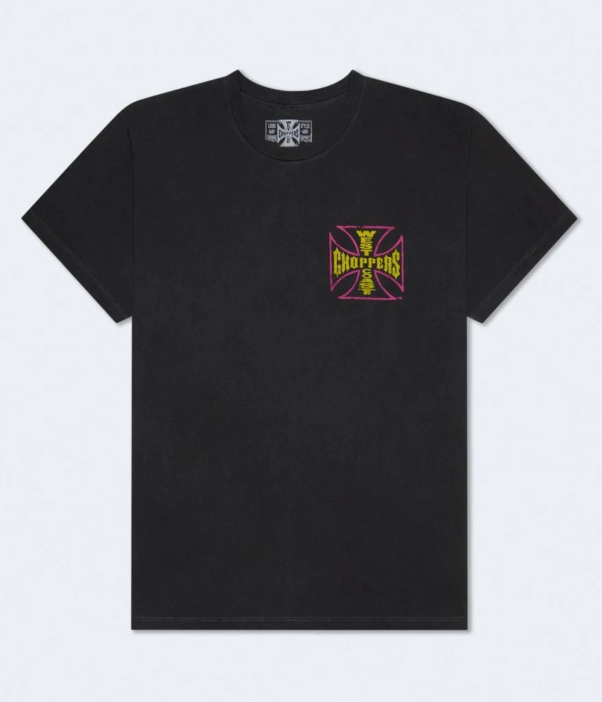 Aeropostale West Coast Choppers Snakes Relaxed Graphic Tee 2