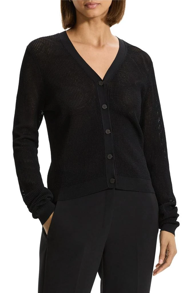 Theory Pointelle Cardigan 1