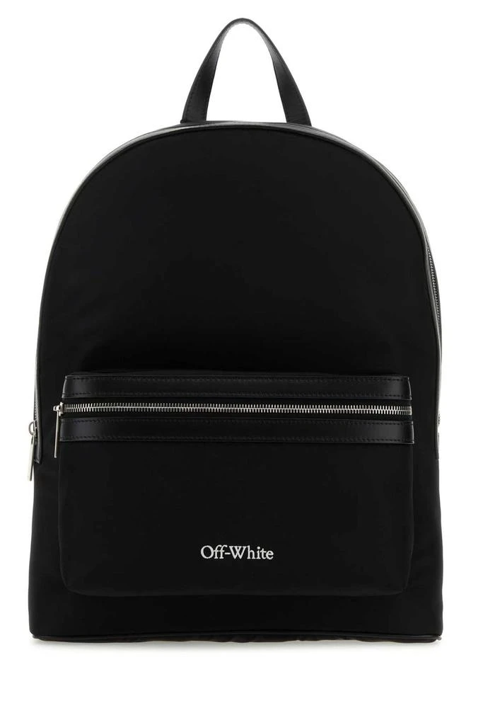 Off-White Off-White Logo Embroidered Zipped Backpack 1