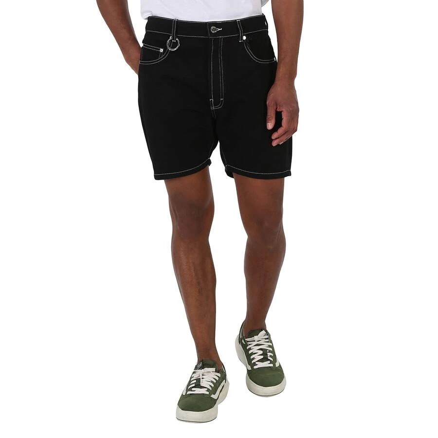 Etudes Men
s Black Corner Denim Shorts 1