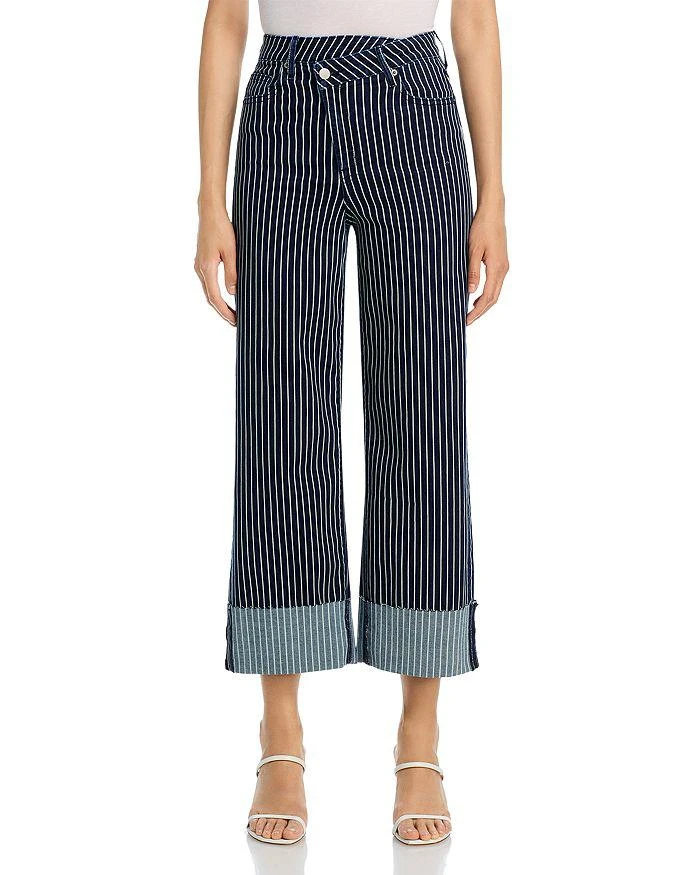 AQUA Dad Jeans in Dark Wash - Exclusive 7