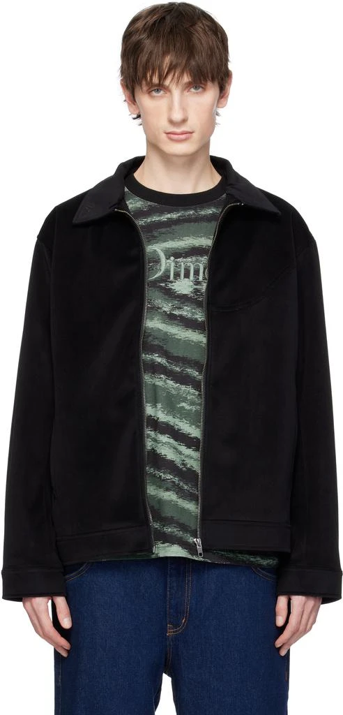 Dime Black Cord Zip Jacket 1