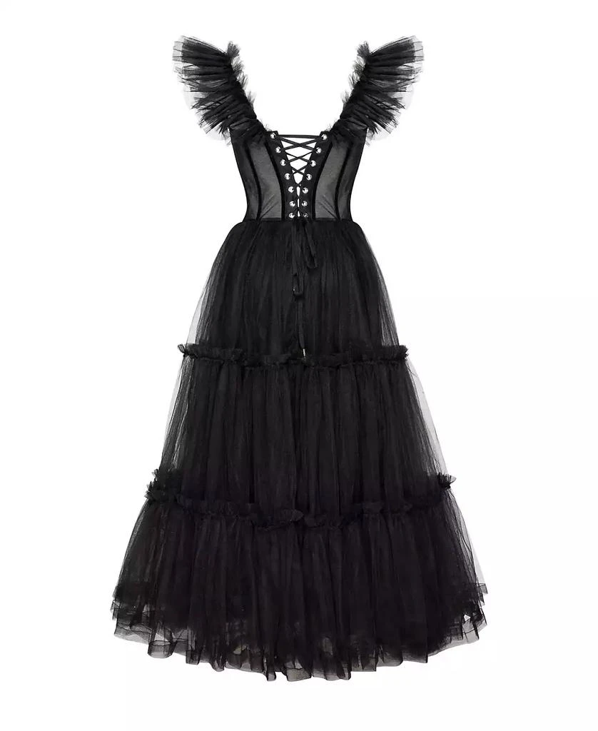 Milla Women's Ruffled Tulle Midi Dress 5