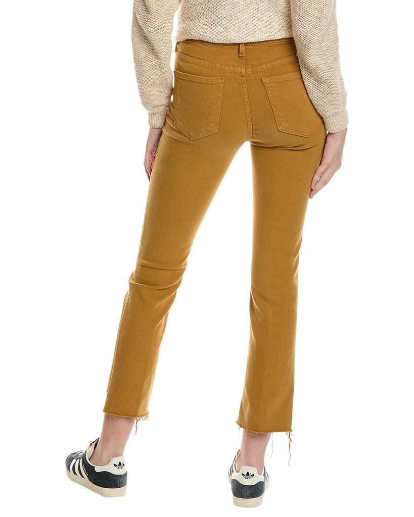 Mother MOTHER Denim High-Waist Rascal Ankle Step Fray Golden Brown Straight Jean 2