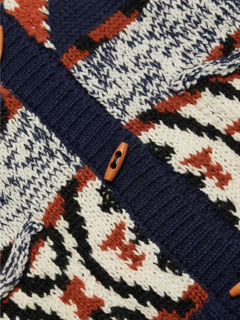 MOTHER The Long Drop Abstract Alpaca-Blend Cardigan 7