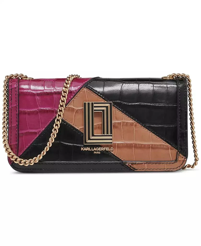 Karl Lagerfeld Paris Kosette Chain Strap Embossed Wallet 1