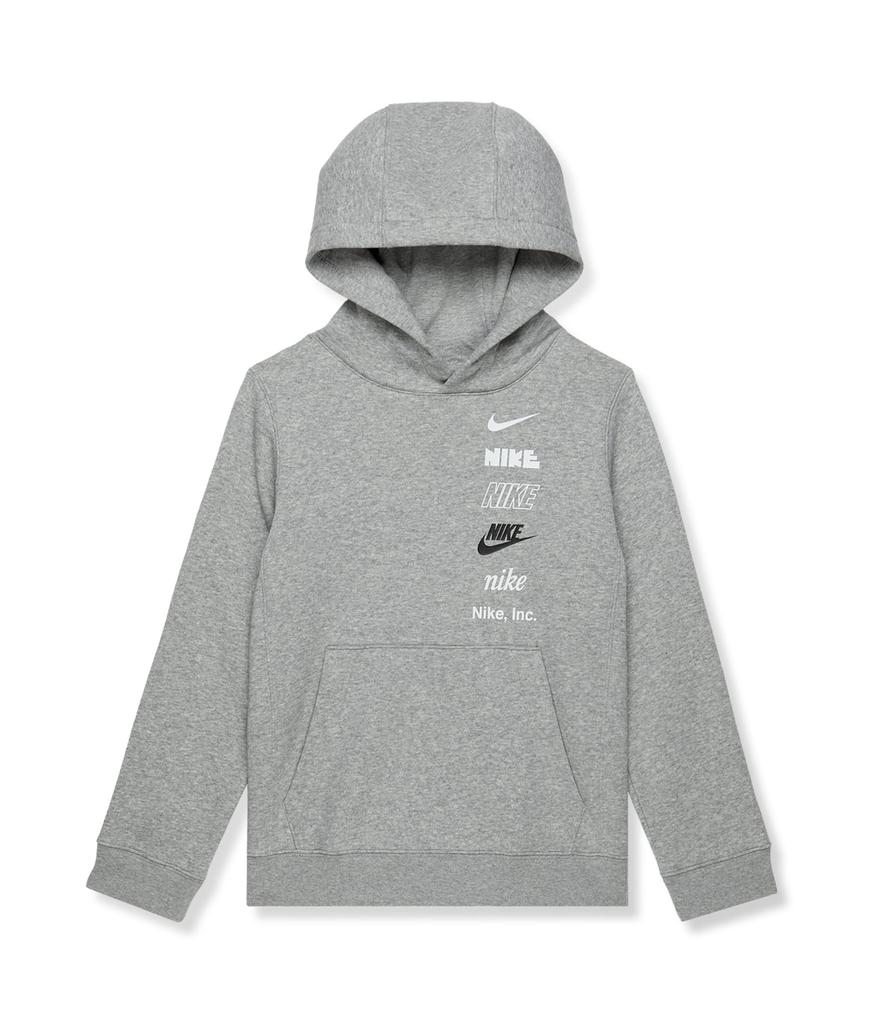 NIKE NSW Basketball M Logo Pullover Hoodie (Little Kids/Big Kids)