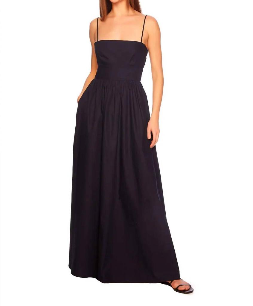 Susana Monaco Susana Monaco - Poplin Open-back Maxi Dress