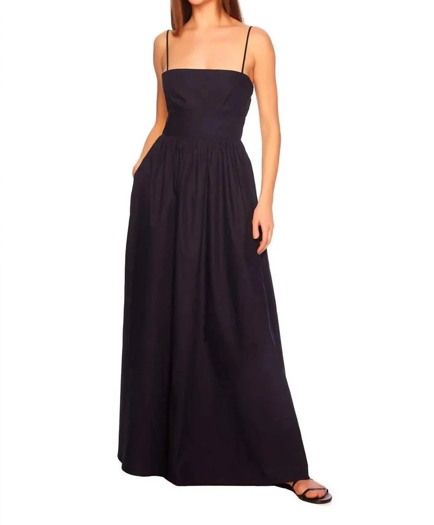 Susana Monaco Susana Monaco - Poplin Open-back Maxi Dress 2