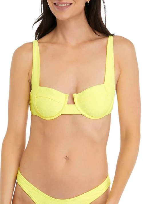 DAMSEL Mini Herringbone Underwire Bikini Swim Top 1