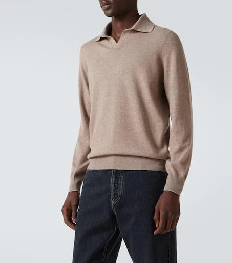 Brunello Cucinelli Cashmere polo sweater 3
