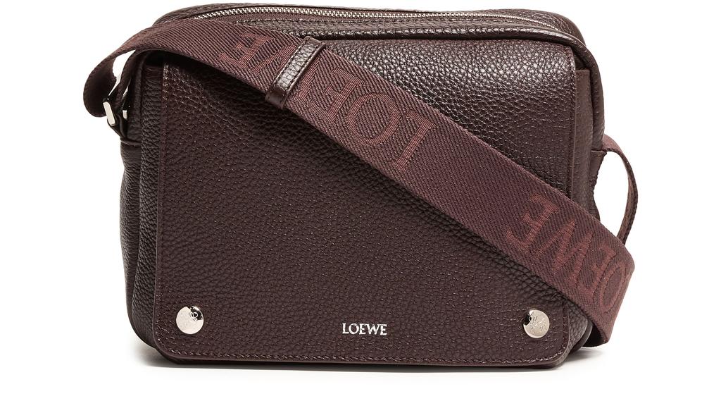 Loewe XS Pebble messenger bag in grained calfskin