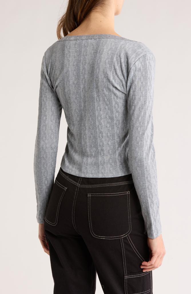 Elodie Lace Tie Front Top