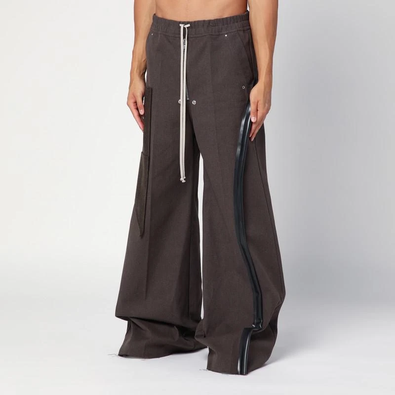 Rick Owens Wide Bela brown trousers 3