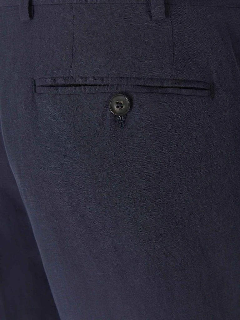 Canali Canali Linen And Silk Trousers 4