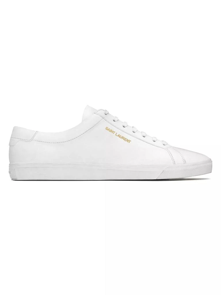 Yves Saint Laurent Andy Leather Low-Top Leather Sneakers 1
