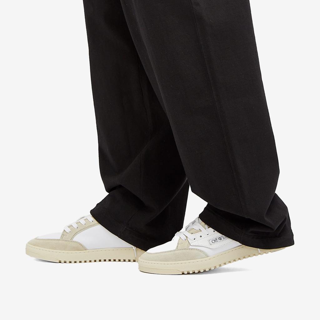 【関税＆送料込み】Off-White '5.0' White Cotton Blend Sneak Off-white Off White '5.0 Off Court' Sneakers In Pink | ModeSens