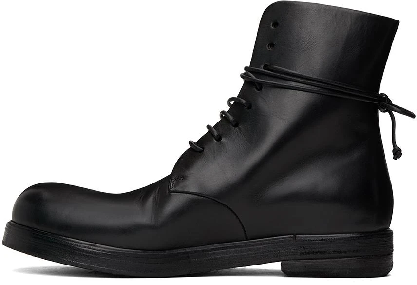 Marsèll Black Zucca Zeppa Lace Up Ankle Boots 3
