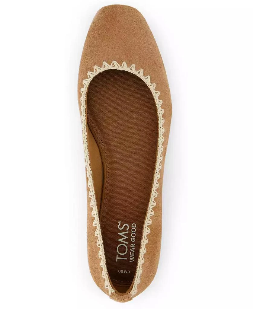 TOMS Women's Briella Square Toe Ballet Flats 4