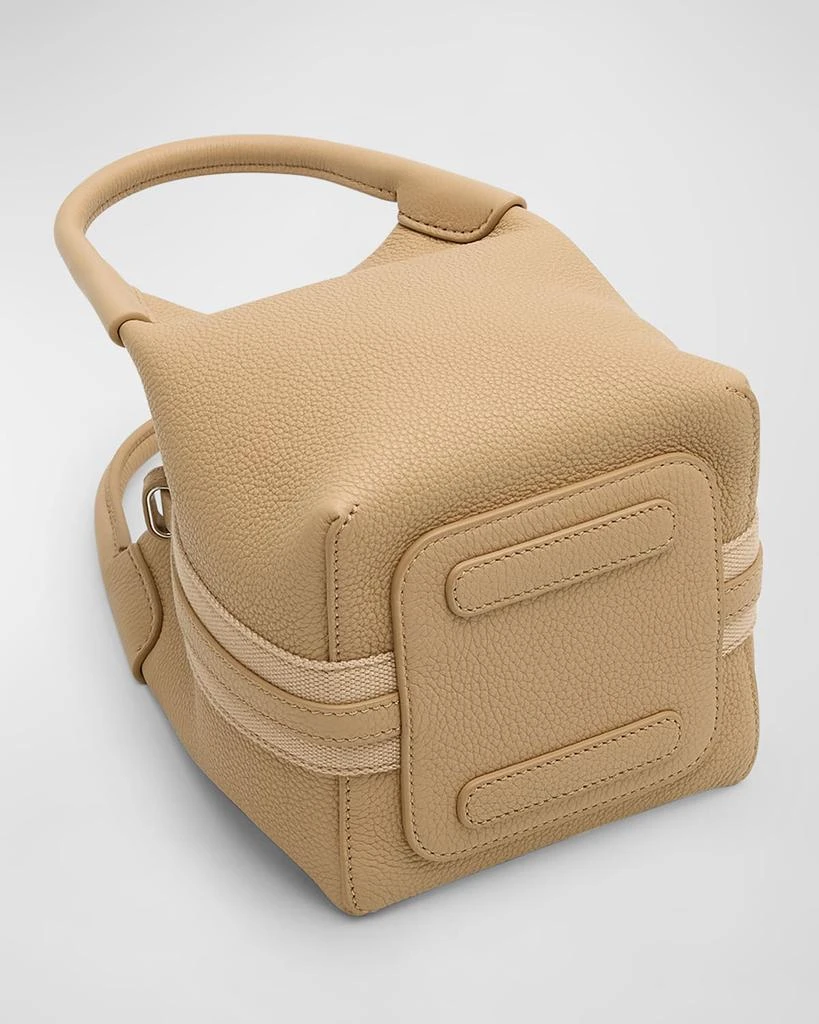 Loro Piana Bale Micro Grain Leather Crossbody Bag 8