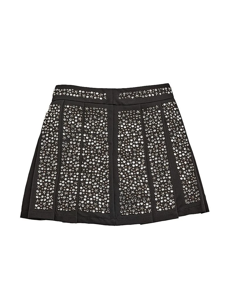 John Richmond Little Girl's & Girl's Embellished Pleated Skirt