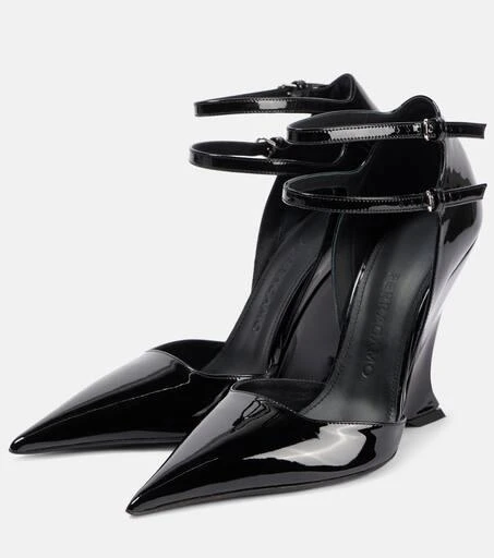 Salvatore Ferragamo Patent leather wedges 4