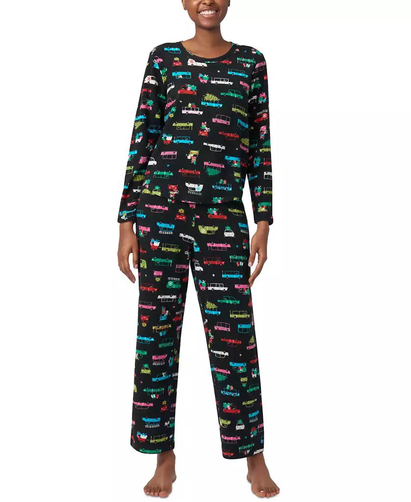 Hue Women's Waffle Fleece PJ Set