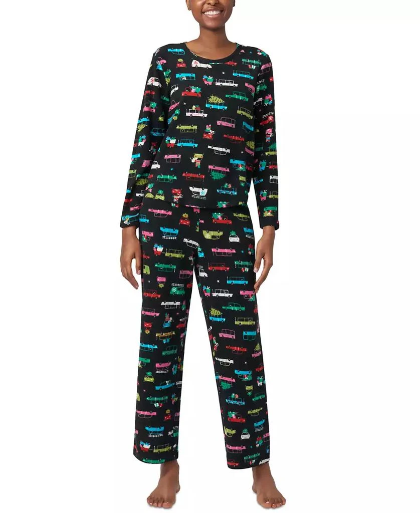 Hue Women's Waffle Fleece PJ Set 1