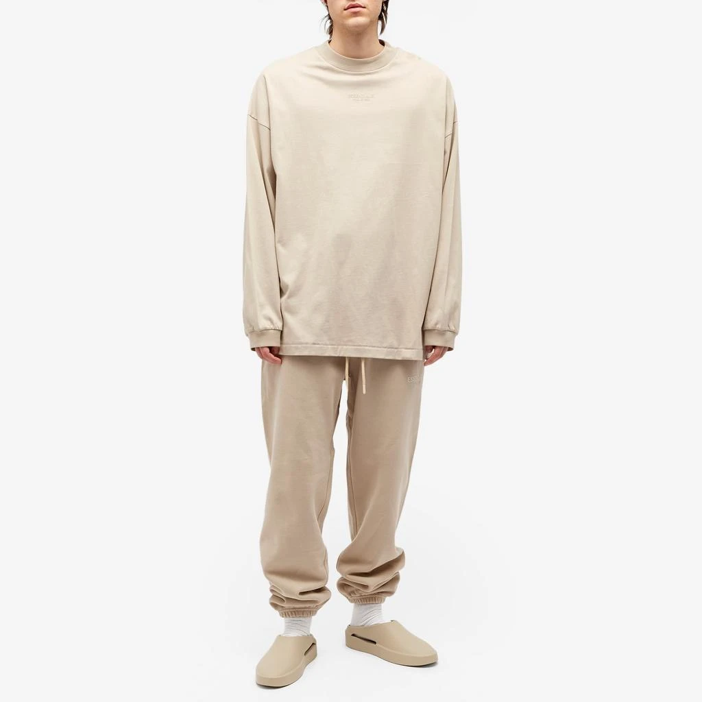 Essentials Fear of God Essentials Essentials Long Sleeve T-Shirt - Silver Cloud 4