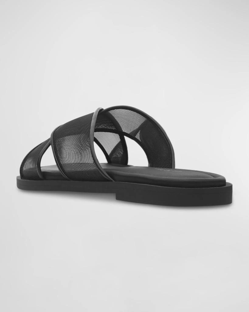 Rag & Bone Geo Mesh Crisscross Slide Sandals 3