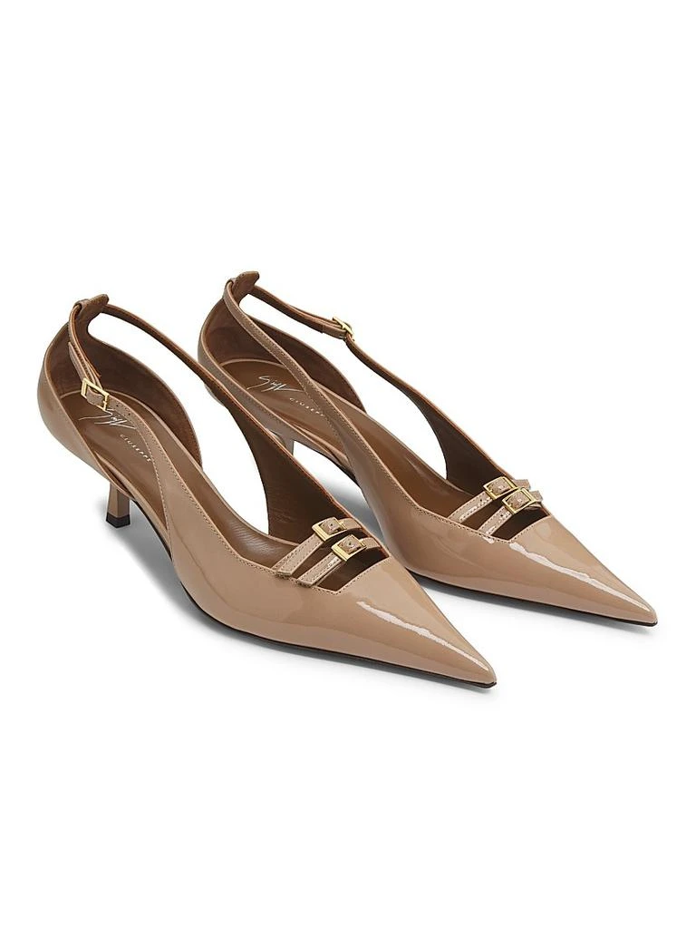 Giuseppe Zanotti 50MM Patent Leather Kitten-Heel Pumps 2