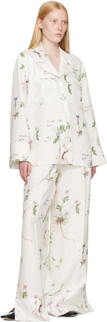 Erdem White Pyjama Shirt 4